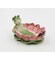 Ceramic Frog in Water Lily Soap Dish, Home Décor, Gift for Her, Mom, Spring Décor, Cottagecore, Nature Lover Gift